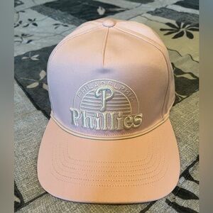 Pink Phillies hat